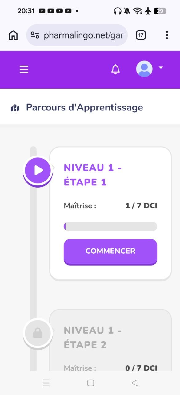 Mode Jeu Étape 2